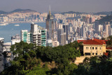 Wan Chai seen from Barker Road 