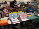 The Illinois Terminal HS tables.  Dale Jenkins in on the right, David Newbauer on the left.