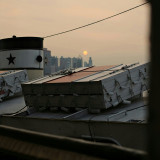 star ferry and the setting sun...