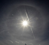 Halo and Contrail Shadow
