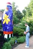 The tall one is Blue Obelisk with Flowers 1992 the other one is Tom 1961