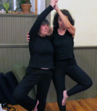 Anni and Donna, Partners in Yoga