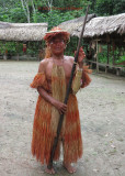 Yagua Chief with Blowgun