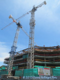 Building Cranes Opposite Swissotel