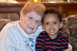 Oliver with great-grandma