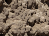Close up of the surface of a fumarole