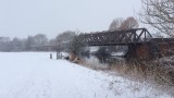 Bridge in a blizzard