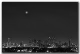 Dallas Skyline in Black and White
