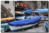 The Cinque Terre - Boats in Riomaggiore Harbor