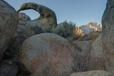 Mobius arch / Lone Pine peak