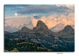 Moonrise, Teton Range