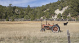 Red Tractor with One Horsepower 