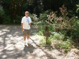 Bob at Beginning of Bike Trail at Bear Valley, Point Reyes NS
