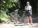 Jane at Bike Rack
