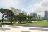 Manila high rises in the background.