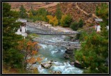 Twin bridges in Paro District.