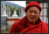 A Monk at Kurje Monastery.