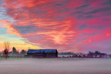 Barn At Sunrise 30036-7