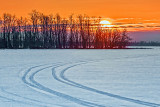 Frozen Lower Rideau Lake Sunrise 20130317