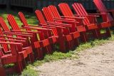 Red Beach Chairs