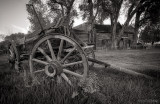 Wagon and House