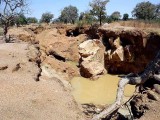 Closed down gold mine at Laongo, Centre-Sud Region, Burkina Faso
