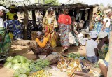 Local market in Burkina Faso