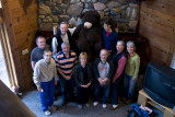 March 3 - Group Pic at the nice cabin