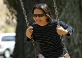 Mom on the Swing