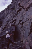 Some rock climbing