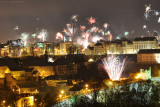 Fireworks Luxembourg 12/13 from Kirchberg Plateau