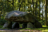 Megalithic tombe, Dolmen Hunebed G1 Zuidlaren, Groningen Netherlands