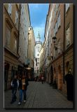 Narrow Street of shops