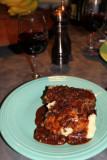 Mushroom Meatloaf with Porcini Red Wine Sauce