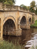 THE BRIDGE OVER THE RIVER DERWENT AT CHATSWORTH 