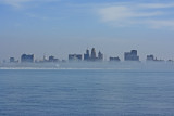 Buffalo NY hiden by Fog