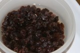 Soak raisins