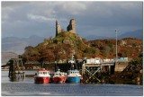 Kyleakin Harbour and Castle Moil/Maol