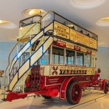 1907 Milnes-Daimler Double-Decker Bus Side View