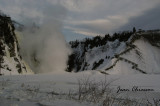 This Morning  -38C Montmorency Falls  ( hauteur 84 mtres) 