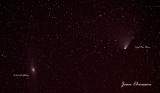 Comet Pan-STARRS / Andromeda galaxy M31 or NGC 224