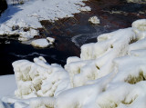 le lit de la rivière