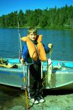 Andrews first Lake Trout 1998