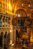 On the second floor of Haghia Sophia, taking in its enormity.