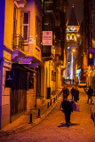 From the bottom of our street looking up toward Galata