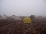 Baranco camp and my tent