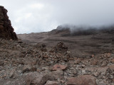 The view back from Barafu camp