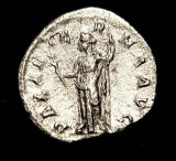 SEVERUS ALEXANDER 223AD Silver Roman Coin PAX PEACE (Obverse)
