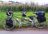 090  Stephen & Amy - Touring South Wales - Dawes Galaxy Twin touring bike