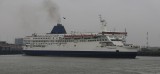 Ostend Spirit  (former P.O. Pride of Dover) pictured switching berths.